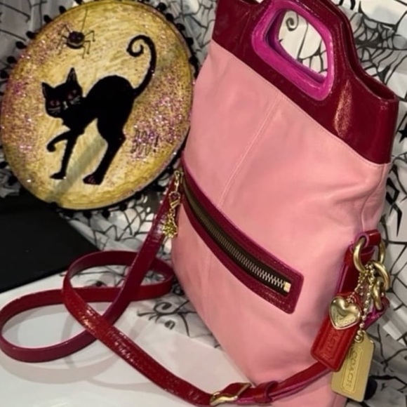 Coach Two-Tone Pink Crossbody Bag - Picture 5 of 14